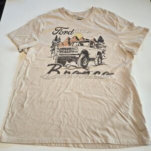Ford Bronco Goodfellow & Co Beige T-shirt Men's XL Graphic‎ Tee Licensed